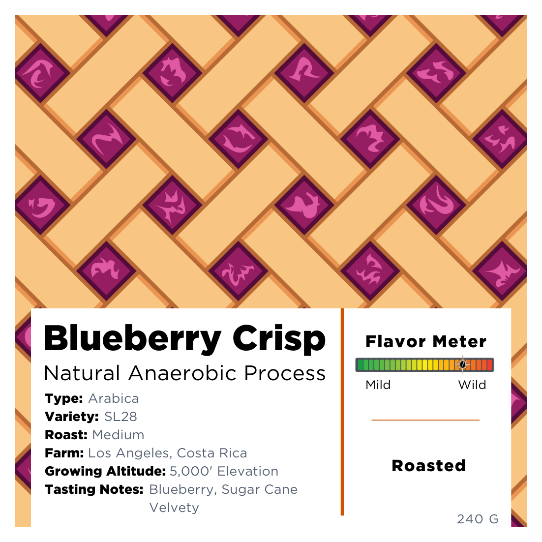 Blueberry Crisp coffee bag
