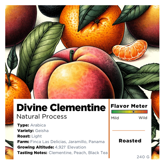Divine Clementine coffee bag